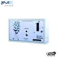 Automatic Sanitary Pad Vending Machine - 25 capacity - Horizontal - 2 Sanitary Pad Vending Machine, Sanitary Napkin Vending Machine - Purec Hygiene