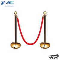 Rope Barrier Gold Queue Manager, Rope Barrier - Purec Hygiene