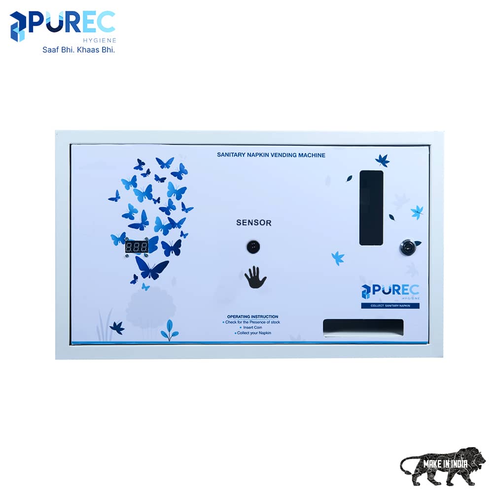 Sanitary Pad Vending Machine, Sanitary Napkin Vending Machine - Purec Hygiene