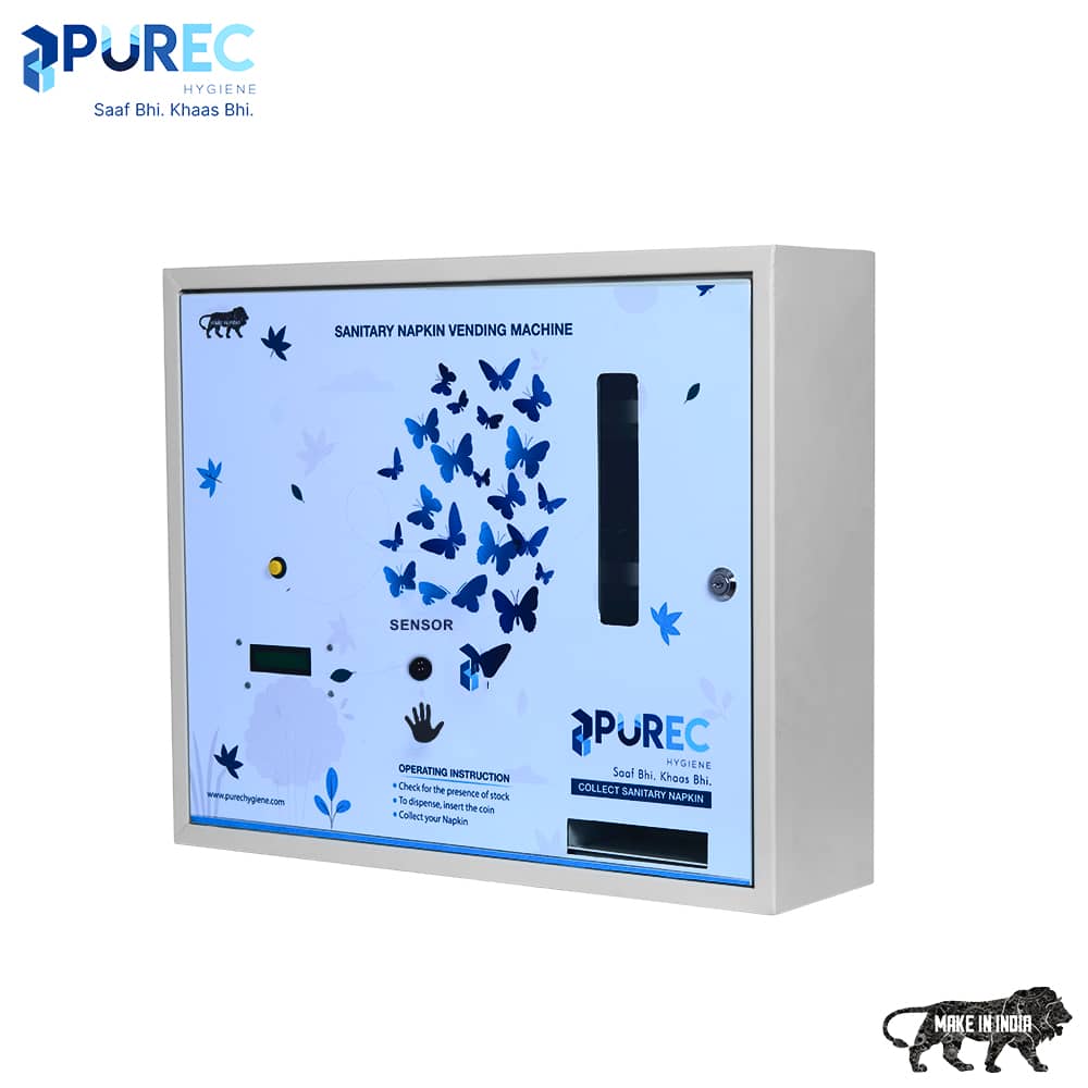 Sanitary Pad Vending Machine, Sanitary Napkin Vending Machine - Purec Hygiene