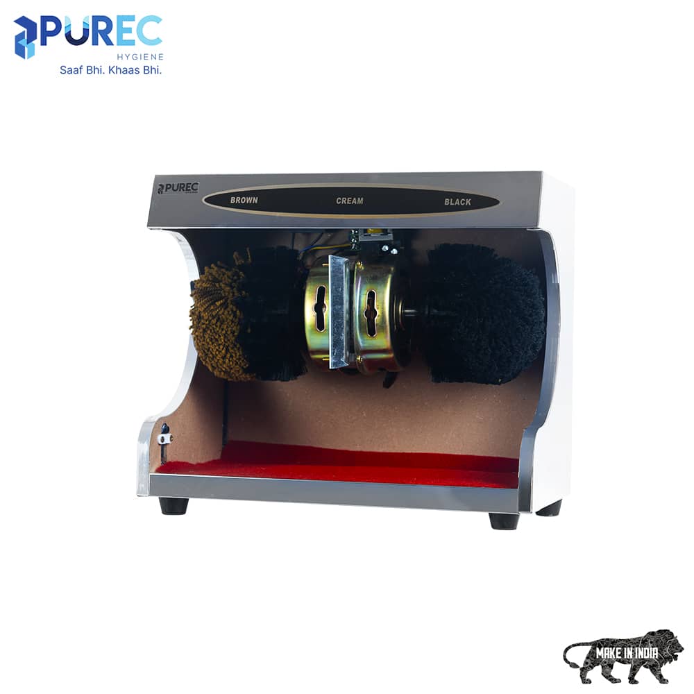 Shoe Cleaner Machine, Buffing Machine, Shoe Polish Machine - Purec Hygiene