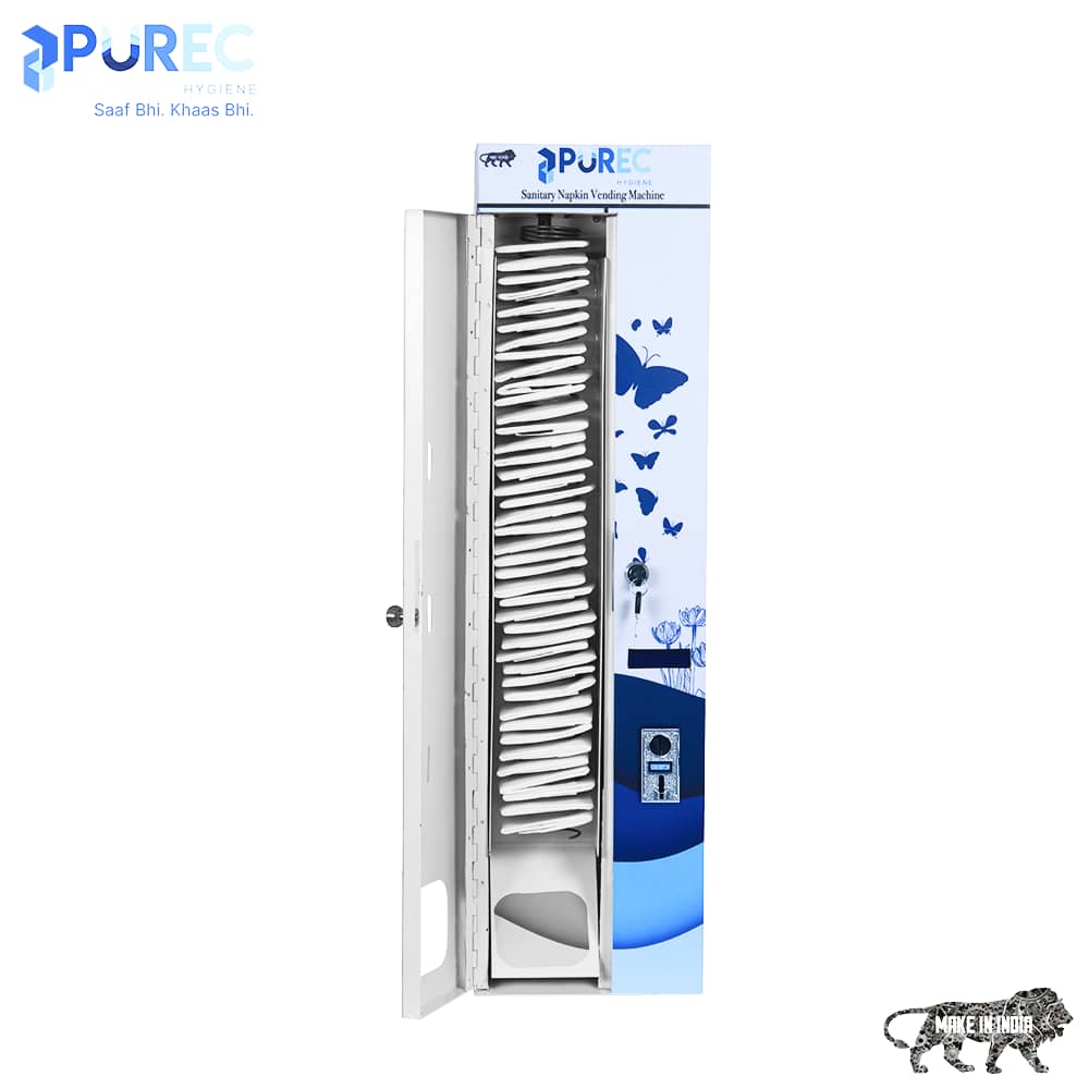 Sanitary Pad Vending Machine, Sanitary Napkin Vending Machine - Purec Hygiene