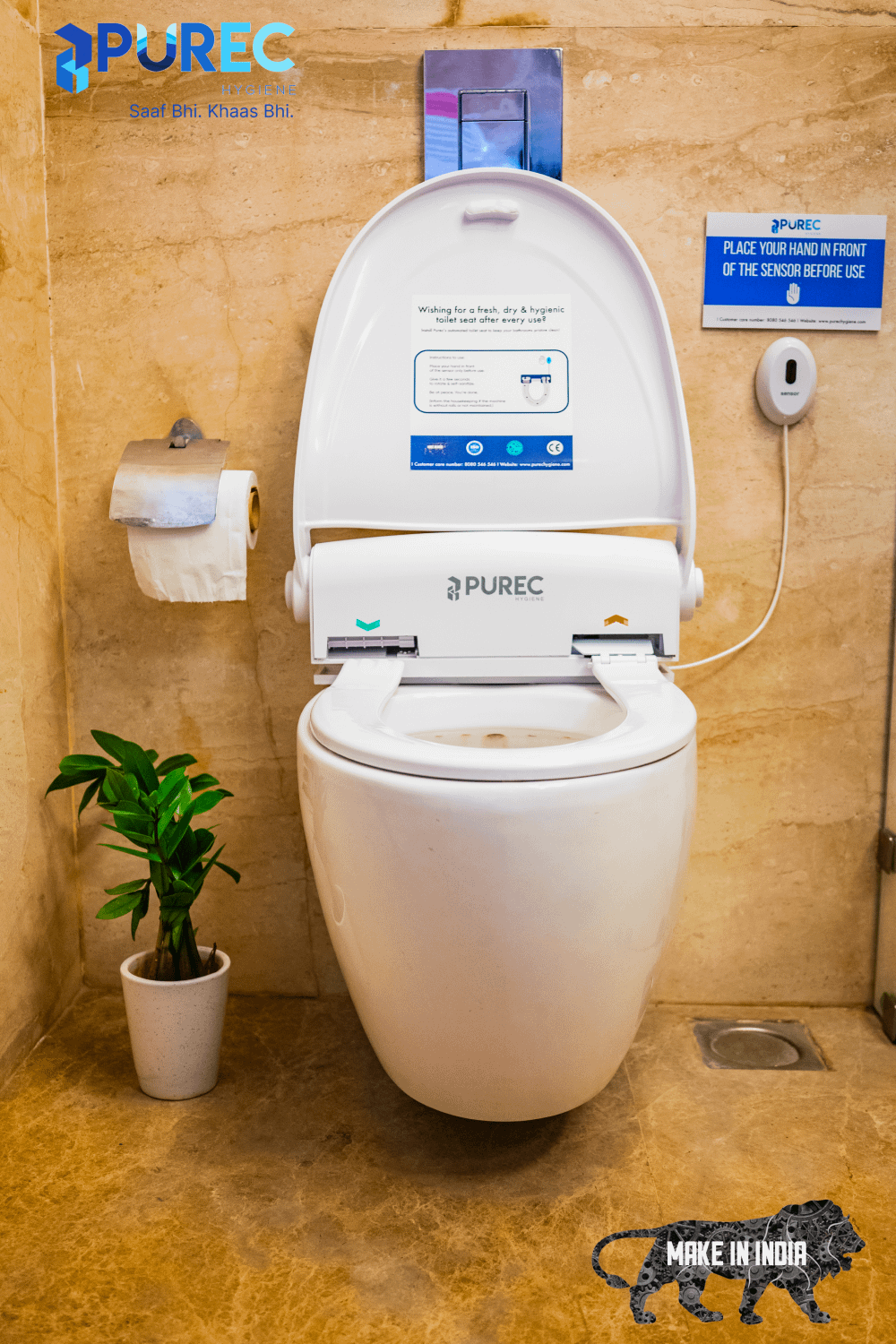 Revolutionary Automatic Toilet Seat - o02: Touchless. Germ-free.