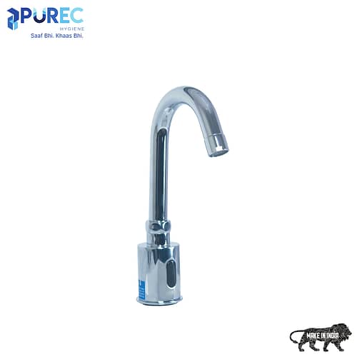 Automatic Swan Front Tap, Automatic Tap, Swan Neck Tap, Tap - Purec Hygiene