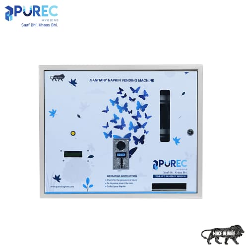 Hygiene Vending Machine, Sanitary Pads Dispenser, Sanitary Pad vending Machine - Purec Hygiene